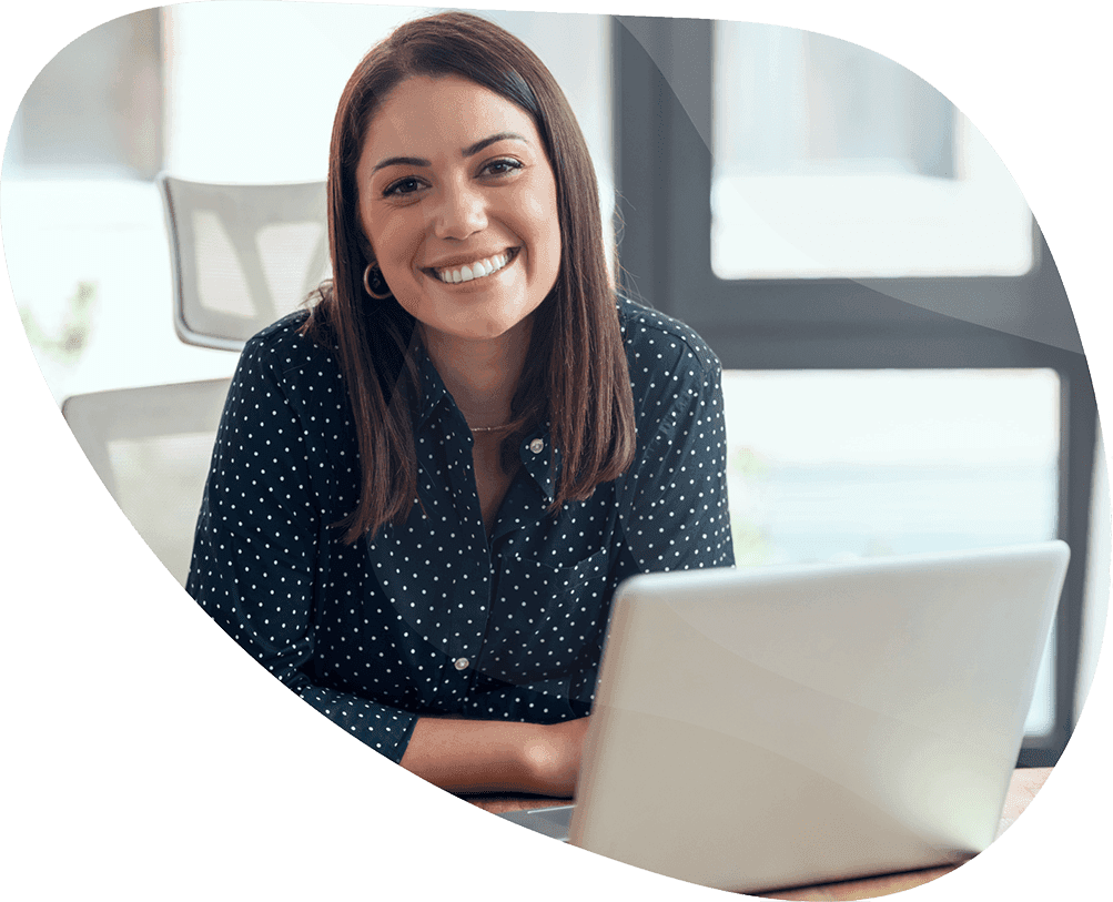 Mujer en una sesión de terapia online